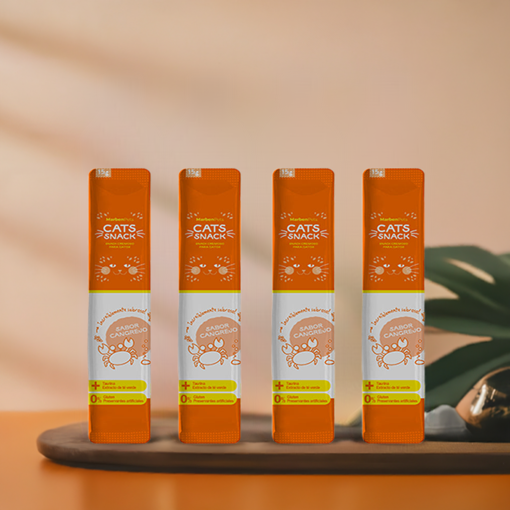 Cat Snack Tube Creamy Crab Flavor