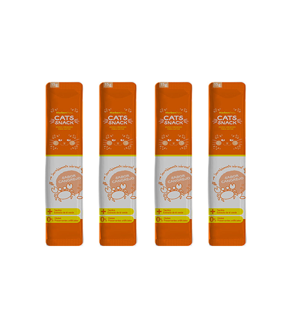 Cat Snack Tube Creamy Crab Flavor