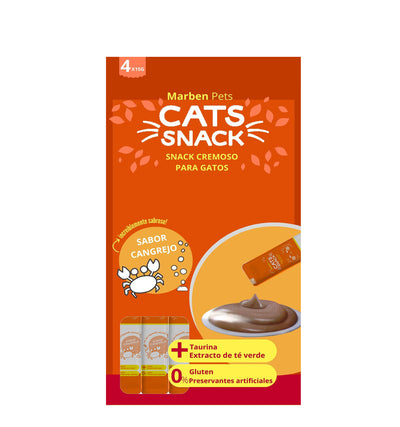 Cat Snack Tube Creamy Crab Flavor